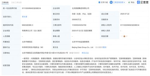 北京數據集團正式揭牌成立，為數據處理服務注入新動力
